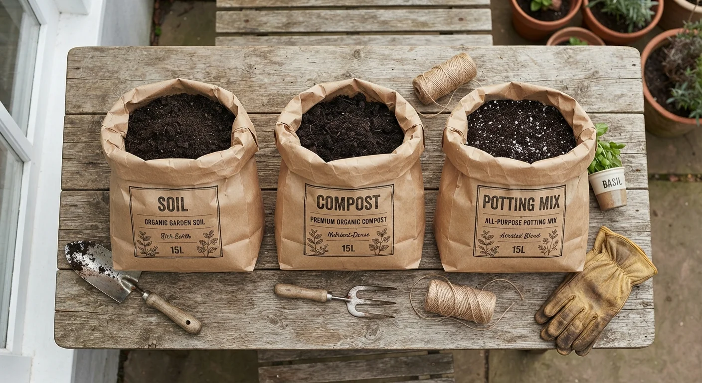 Soil, Compost, and Potting Mix: What the Labels Actually Mean