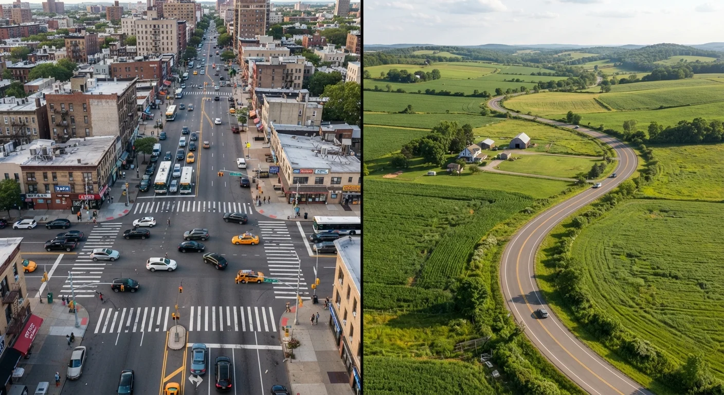 Urban Roads vs. Rural Roads: The Hidden Differences in Risk
